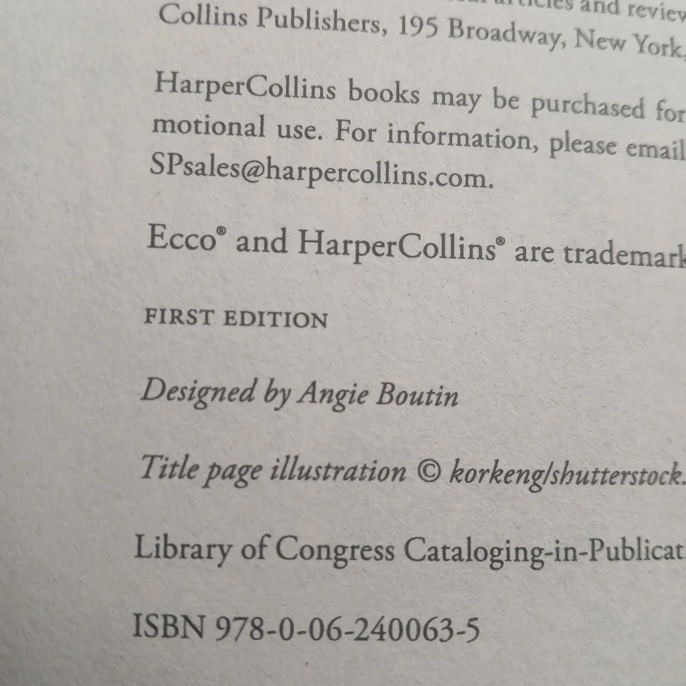 Harper Collins new earth